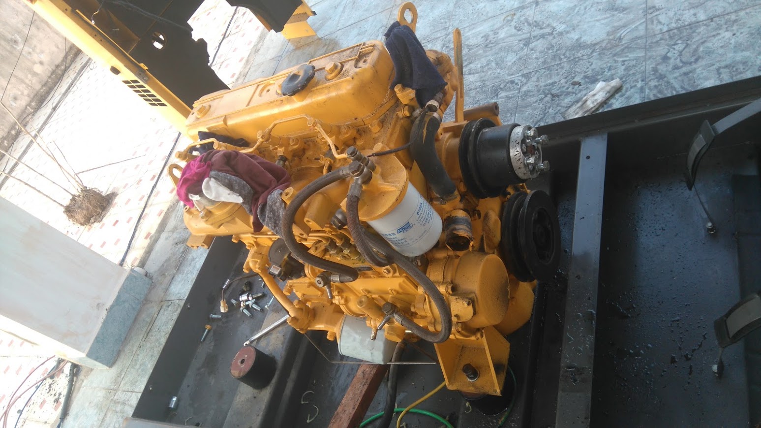 Repair of generator in Long An