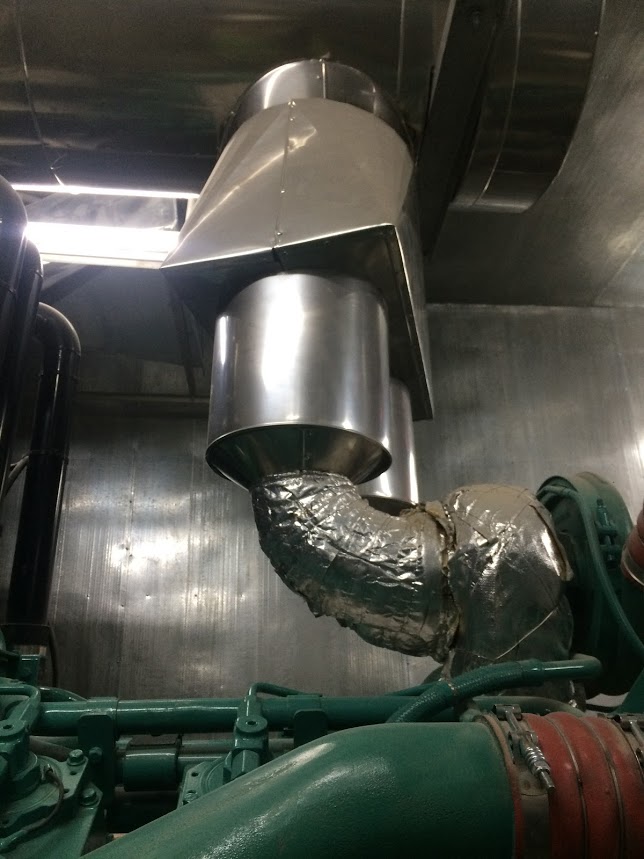 Insulation insulation Exhaust pipe D400