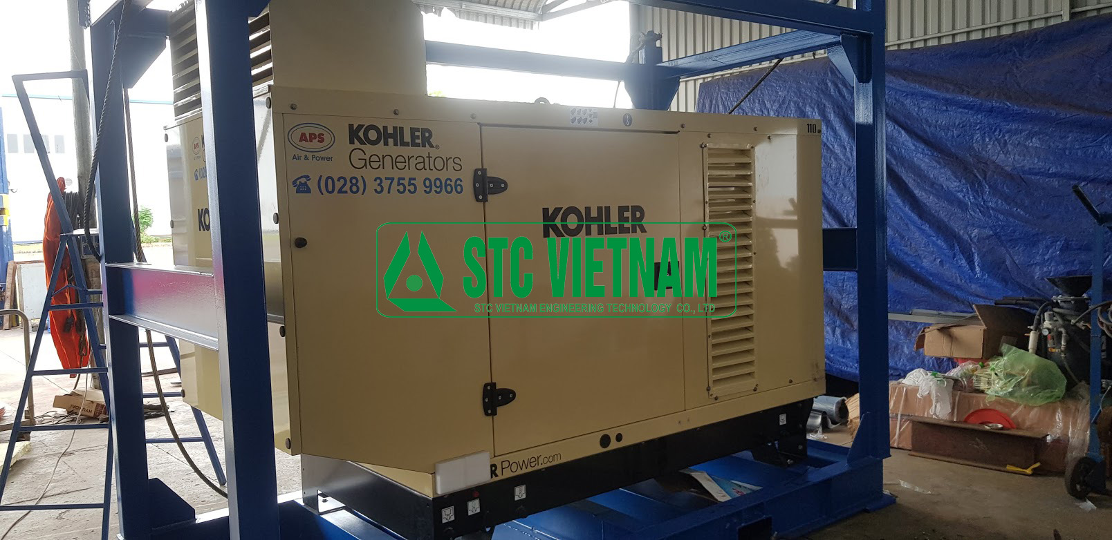 Soundproof shell 440 Kva generator Kohler