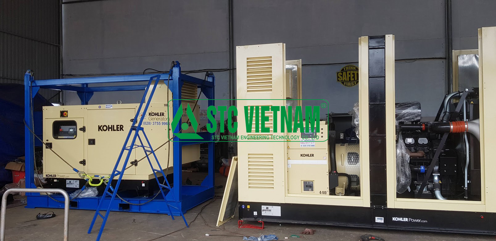 Soundproof shell 440 Kva generator Kohler