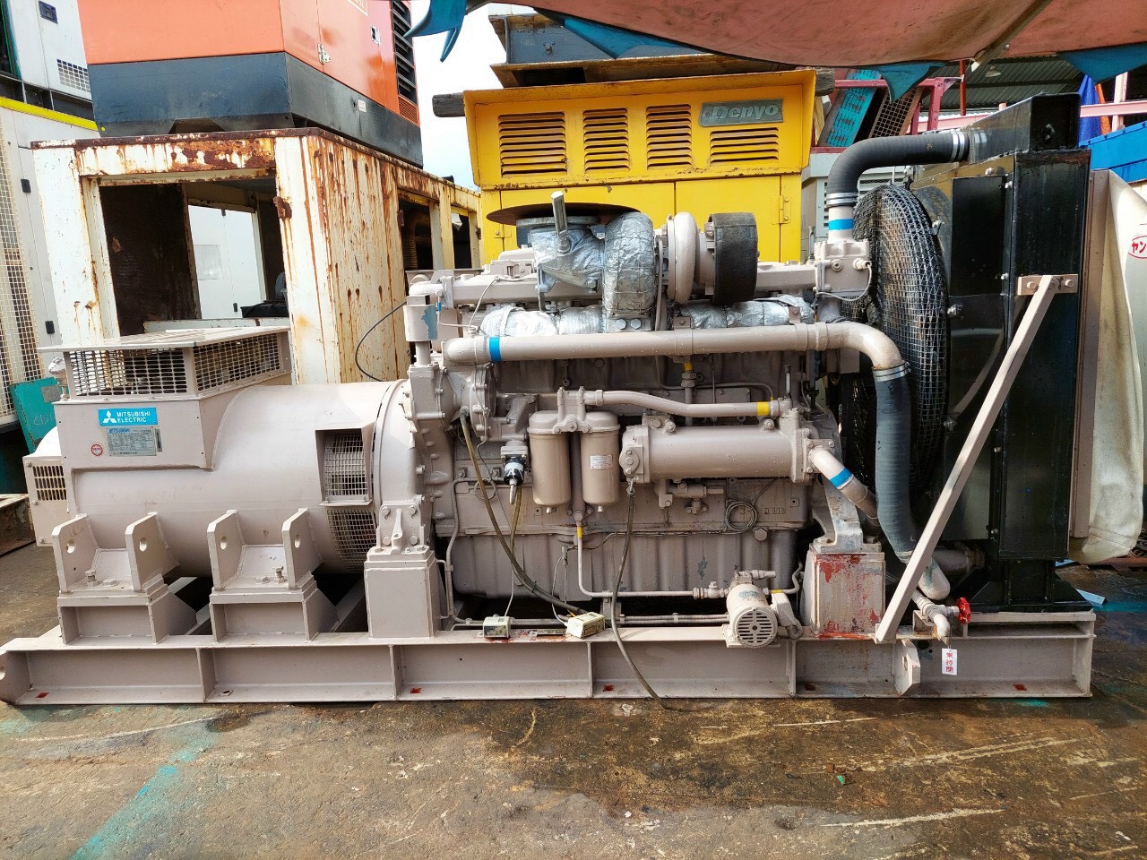 Máy phát điện cũ Yanmar 630 Kva