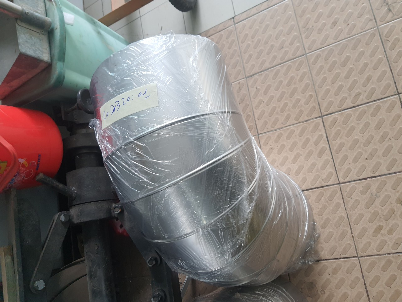 Áo cách nhiệt Inox Ống khói máy phát điện D320