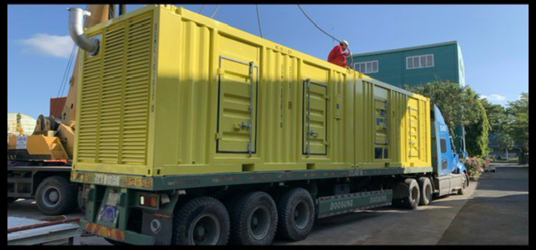 Vỏ cách âm Container cho máy phát điện 1000 Kva (85Dba)